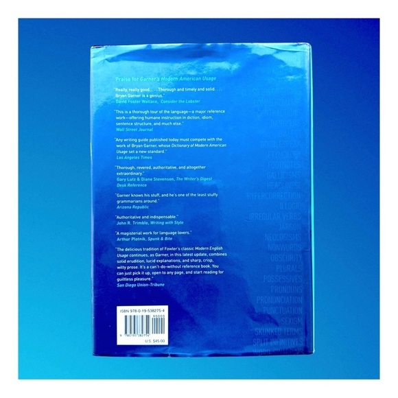 “Garner's Modern American Usage” by Bryan A. Garner. Hardcover - Picture 3 of 9